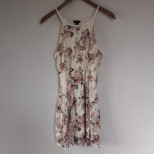 Vintage 90s Y2K Slip Dress Sz S Lace Floral Fairy Boho Cottagecore Coquette